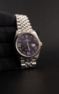 Bild in Galerie-Betrachter laden, Rolex Datejust 36 126234 Box + og. Papiere Aubergine Purple Diamond Dial Serviced
