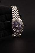 Bild in Galerie-Betrachter laden, Rolex Datejust 36 126234 Box + og. Papiere Aubergine Purple Diamond Dial Serviced
