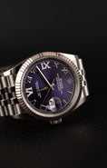 Bild in Galerie-Betrachter laden, Rolex Datejust 36 126234 Box + og. Papiere Aubergine Purple Diamond Dial Serviced
