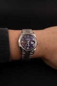 Bild in Galerie-Betrachter laden, Rolex Datejust 36 126234 Box + og. Papiere Aubergine Purple Diamond Dial Serviced
