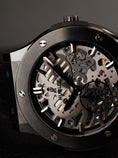 Cargar la imagen en la vista de la galería, Hublot Classic Fusion Ultra-Thin 515CM0140LR Original Papiere Black Skeleton 45mm
