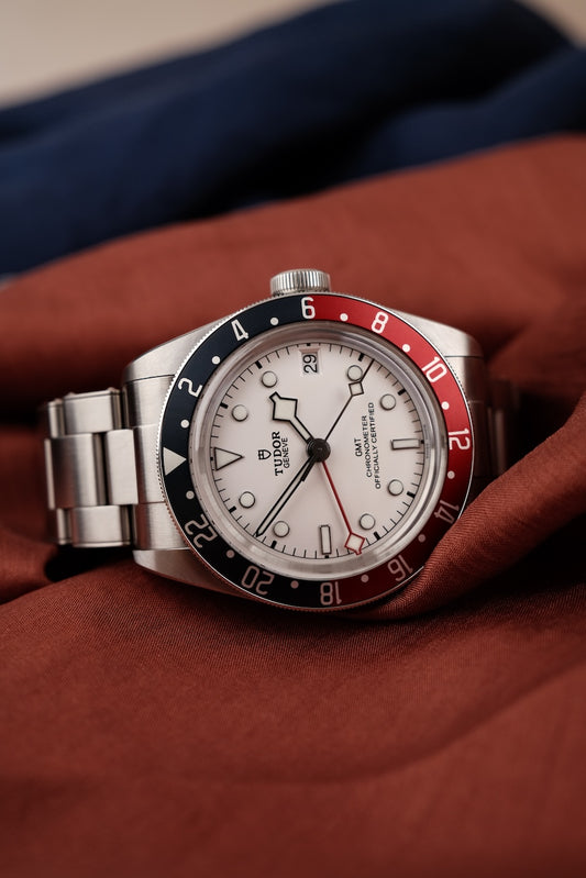 Tudor Black Bay GMT 79830RB Box + og. Papiere White Dial, Pepsi