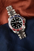 Bild in Galerie-Betrachter laden, Rolex GMT-Master II "Pepsi" 126710BLRO Box + og. Papiere Jubilee, LC100, New, First Buyer's Invoice
