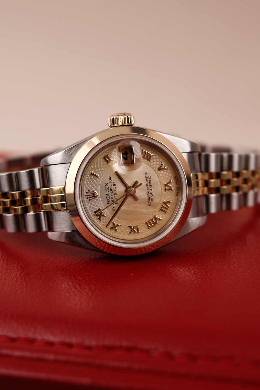 Rolex Lady-Datejust 79163 Box + og. Papiere S/G, MOP Dial, First Buyer's Invoice