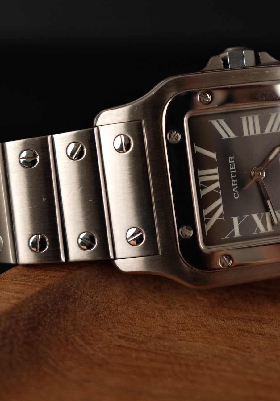 Cartier Santos Galbée 2319 Box SIHH Asia Limited Edition Grau