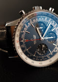 Bild in Galerie-Betrachter laden, Breitling Navitimer 1 B01 Chronograph AB0121211C1P1 Box + og. Papiere blaues Zifferblatt
