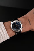 Bild in Galerie-Betrachter laden, Breitling Navitimer 1 B01 Chronograph AB0121211C1P1 Box + og. Papiere blaues Zifferblatt
