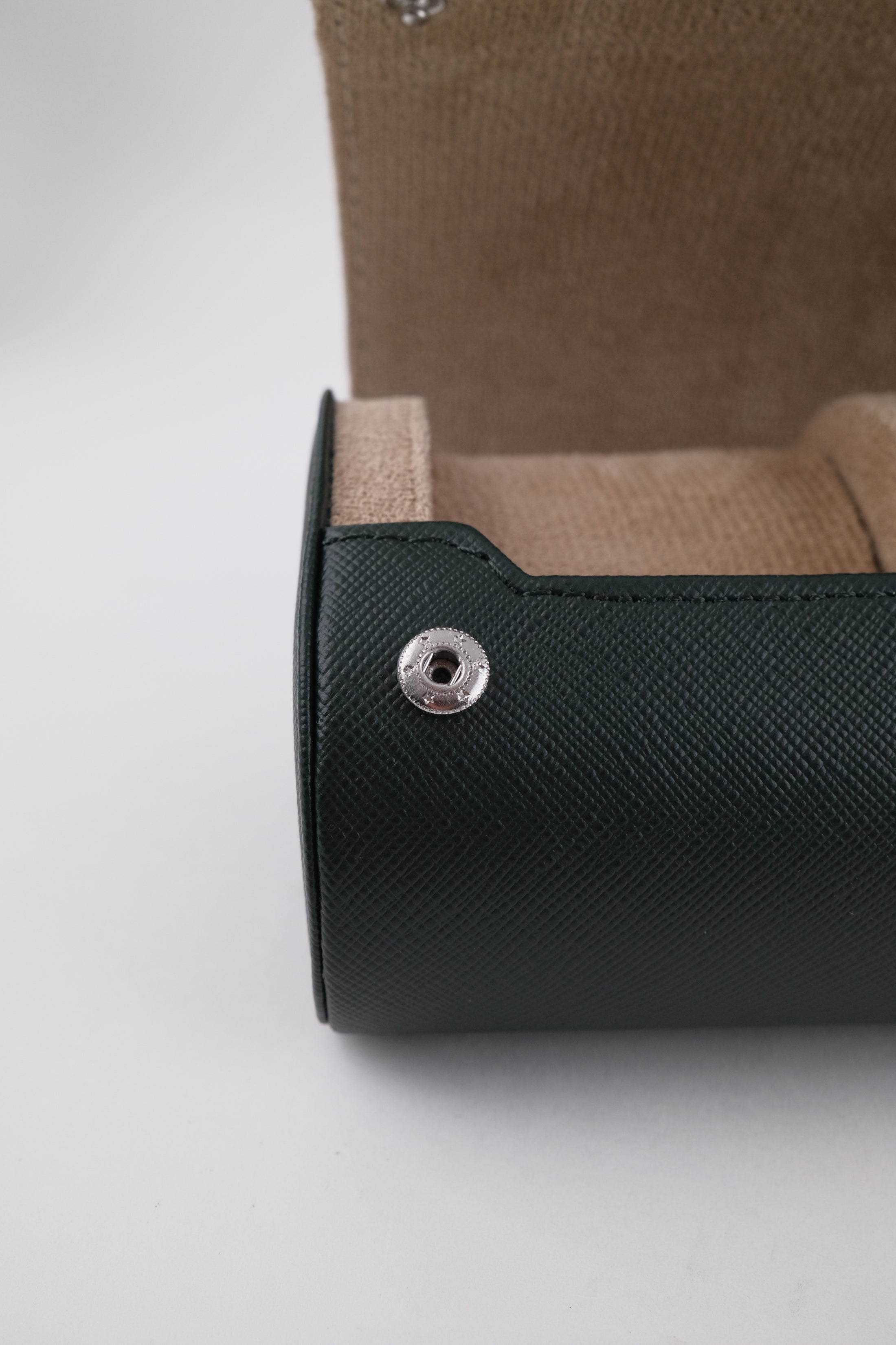 Uhrenrolle 3 - Large - Forest Green & Milky Coffee