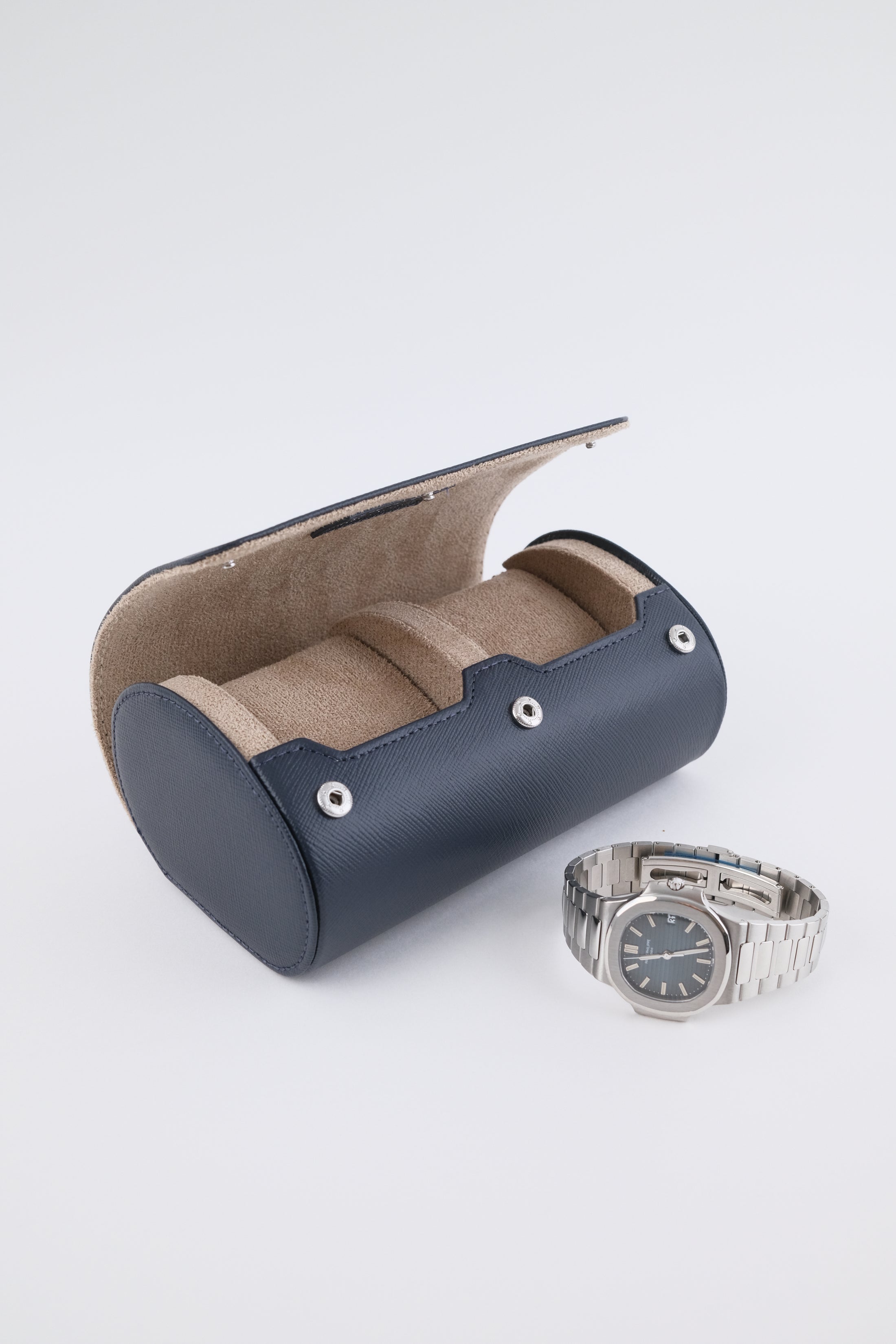 Uhrenrolle 2 - Medium - Ocean Blue & Milky Coffee