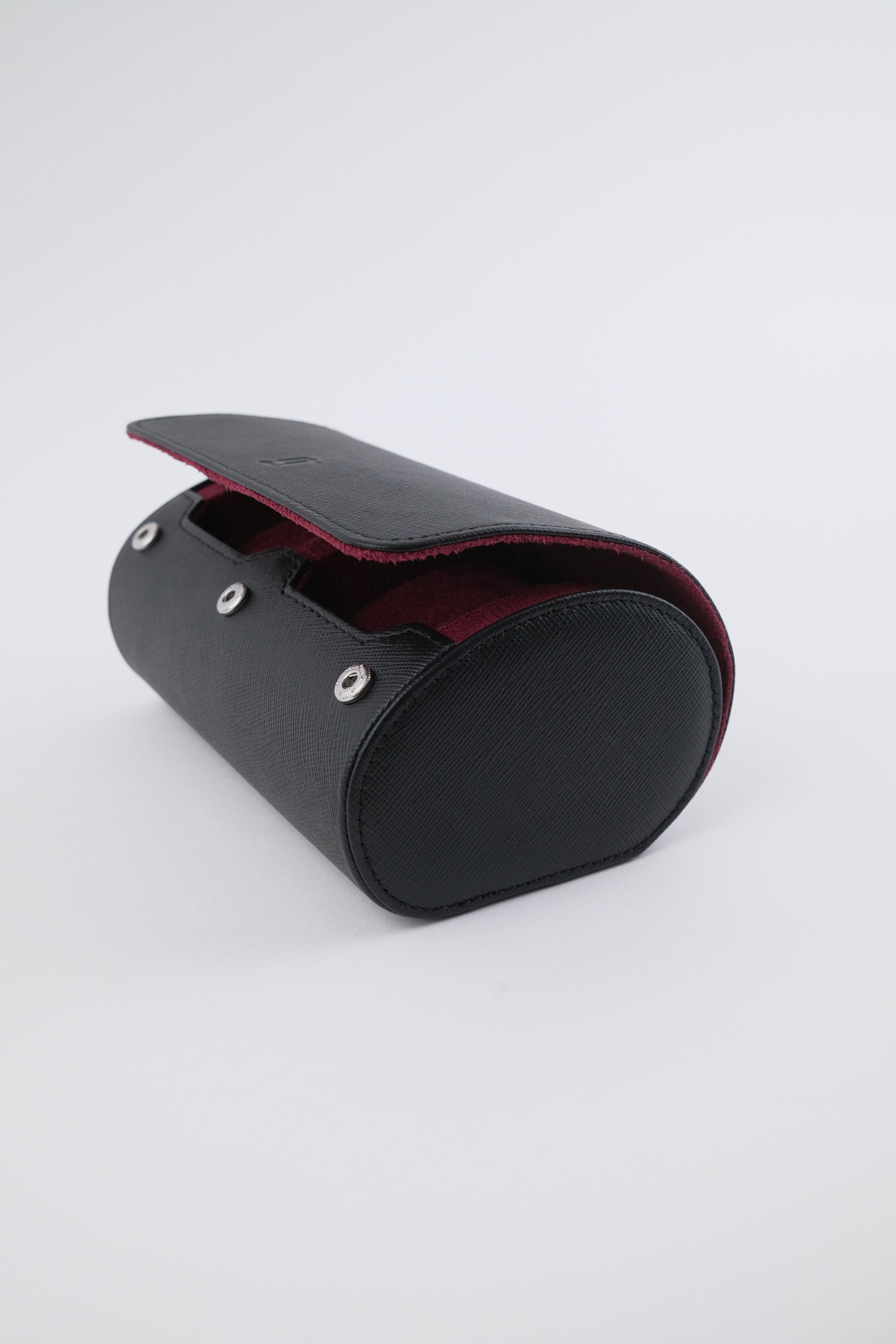 Uhrenrolle 2 - Medium - Midnight Black & Wine Red