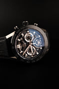 Charger l'image dans la visionneuse de la galerie, Tag Heuer Carrera Heuer-02T CAR5A8YFC6377 Box + og. Papiere Chronograph Tourbillion
