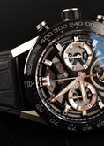 Charger l'image dans la visionneuse de la galerie, Tag Heuer Carrera Heuer-02T CAR5A8YFC6377 Box + og. Papiere Chronograph Tourbillion
