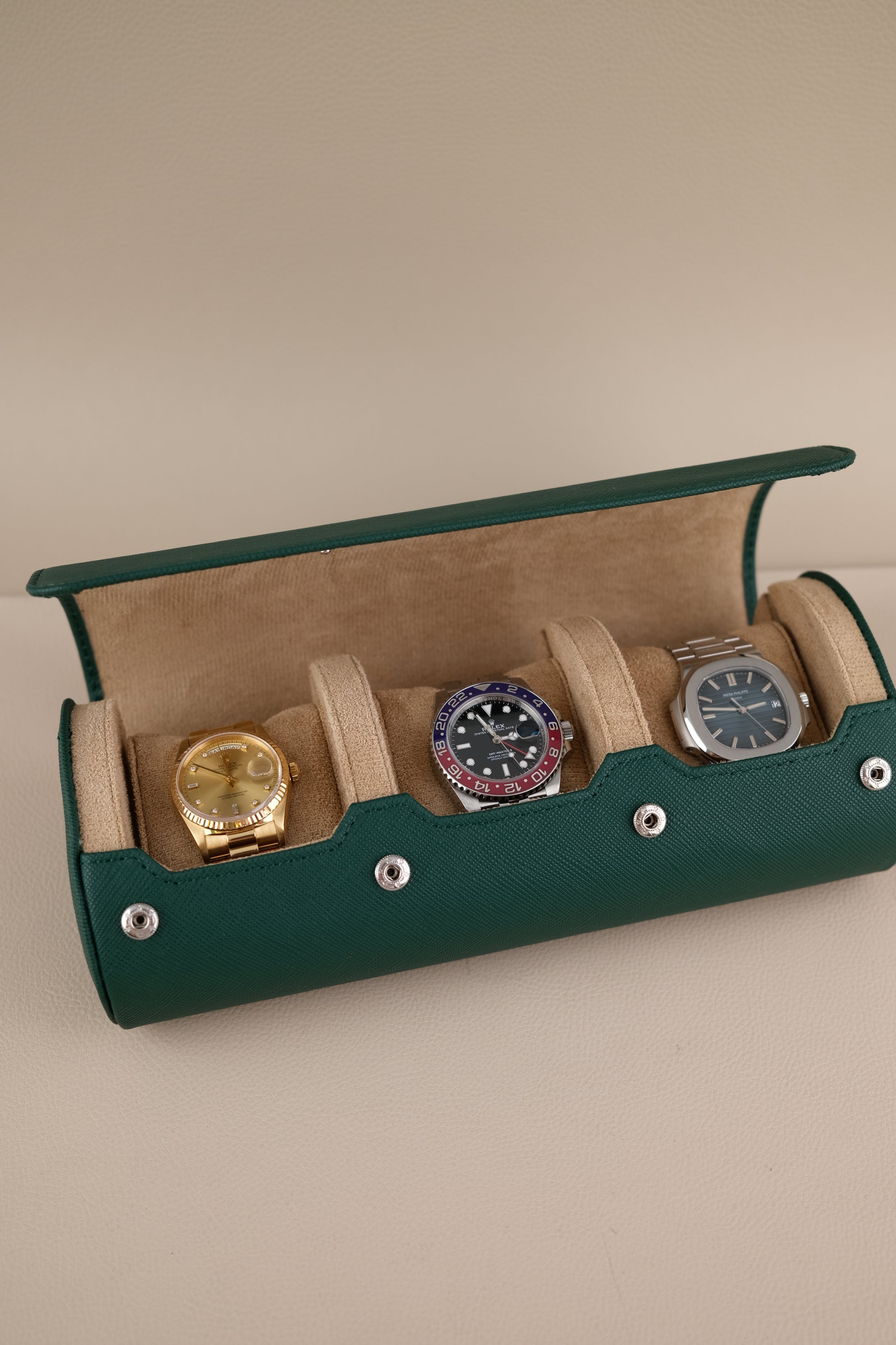 Uhrenrolle 3 - Large - Emerald Green