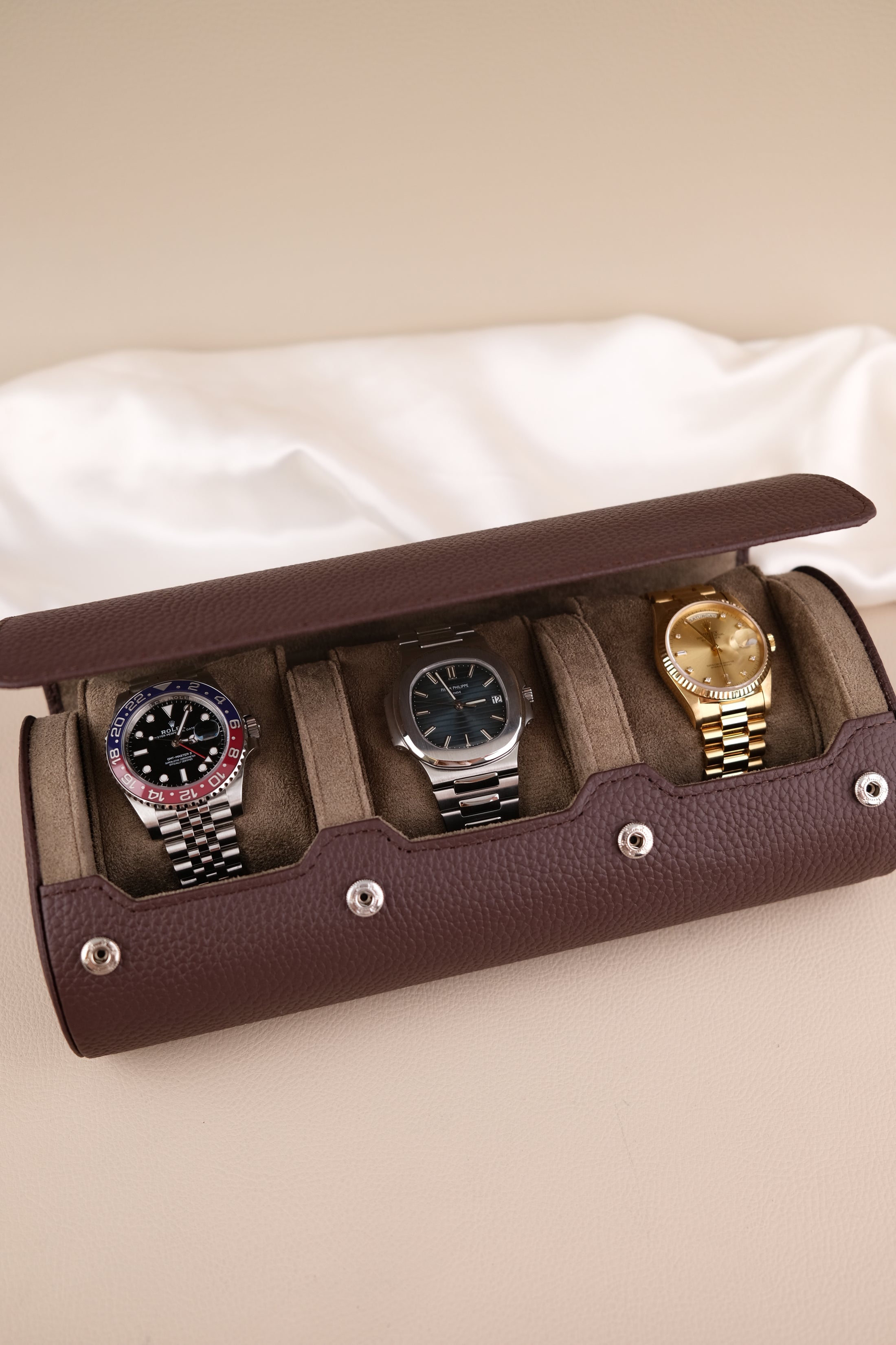 Uhrenrolle 3 - Large - Chocolate Brown