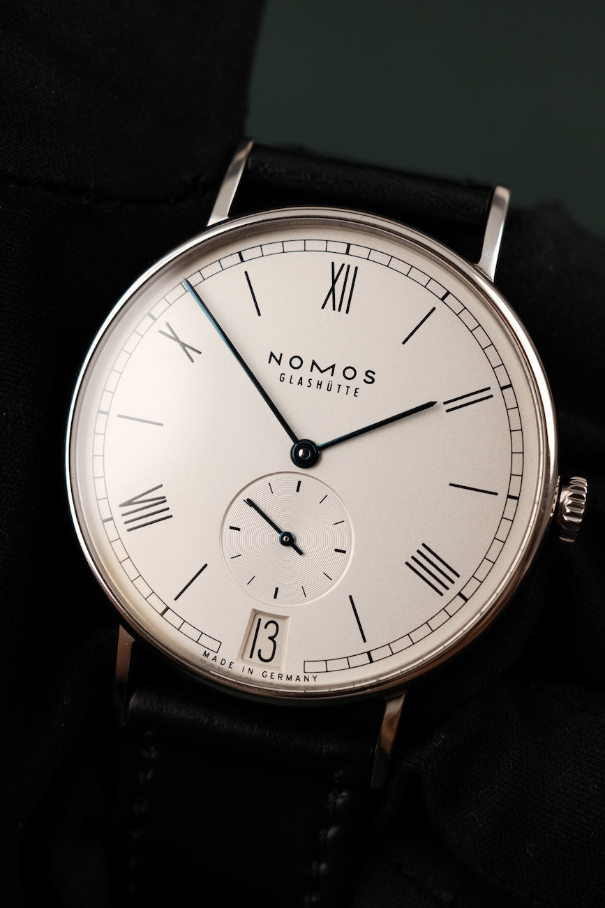 Nomos Ludwig 38 231 Box + og. Papiere Date, German Delivered