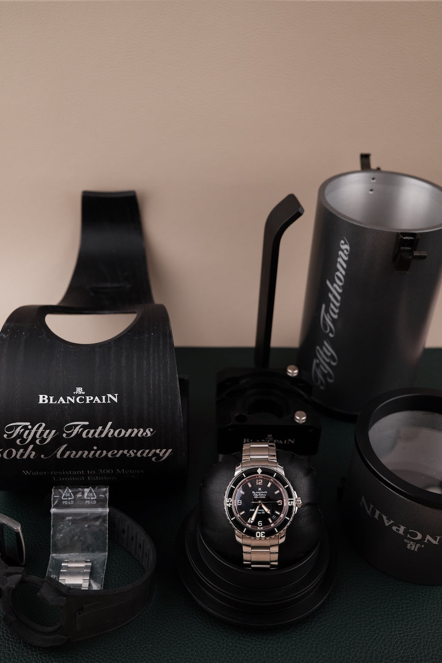 Blancpain Fifty-Fathoms Limited 50th Anniversary Series III 2200-1130 Box + og. Papiere Collector´s Set