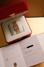 Lade das Bild in den Galerie-Viewer, Cartier Tank Francaise 1821 Factory Diamanten Papiere Box TOP ZUSTAND Gold
