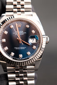 Bild in Galerie-Betrachter laden, Rolex Datejust 41 126334 Box + og. Papiere Blue Diamond Dial, First Buyer's Invoice, LC100
