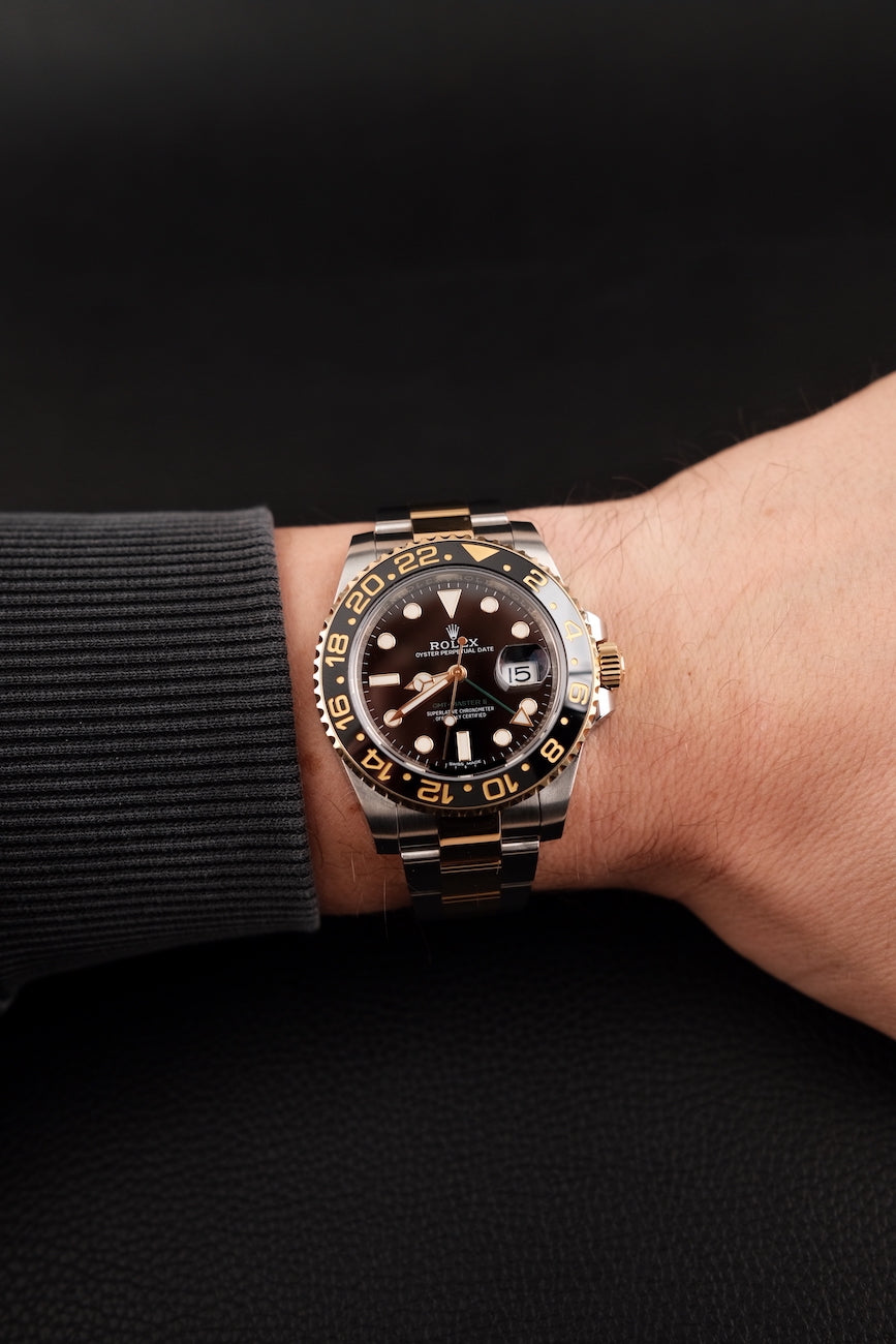 Rolex GMT-Master II S/G 116713LN Box + og. Papiere LATE MODEL 2019