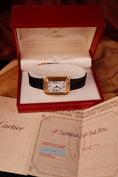 Bild in Galerie-Betrachter laden, Cartier CRISTALLOR Paris Dial 18k Gold 25 x 30 mm 78095 Box + og. Papiere
