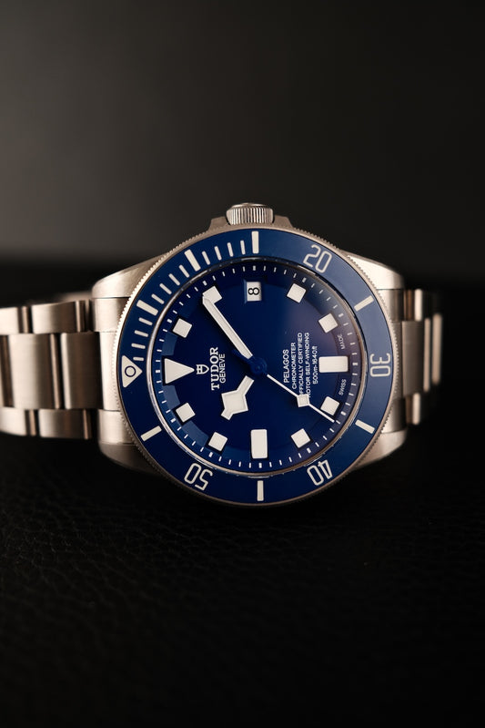 Tudor Pelagos 25600TB Box + og. Papiere blue Bezel, blue Dial, LC DE, org. Invoice