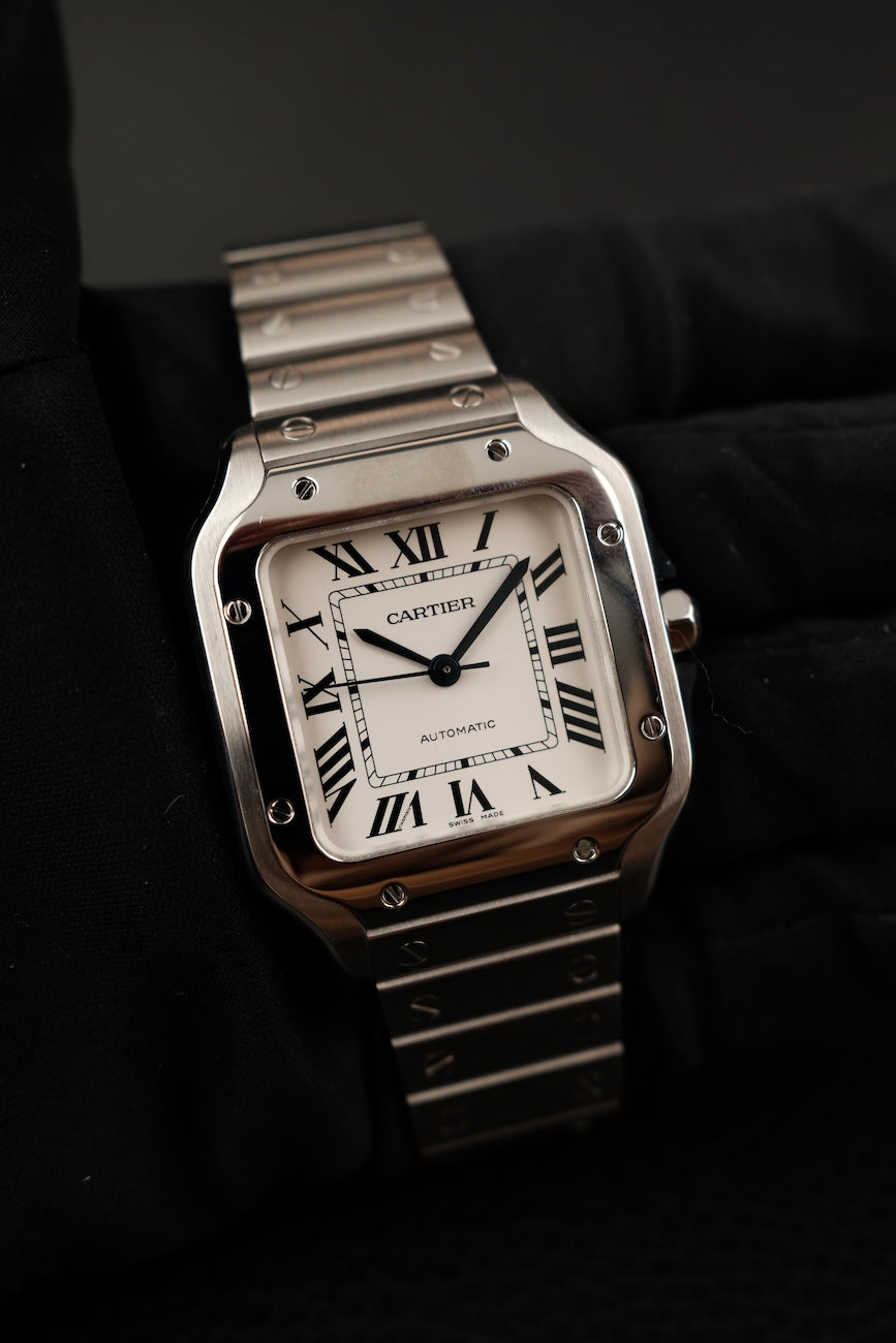 Cartier Santos WSSA0029 Box + og. Papiere