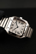 Cargar la imagen en la vista de la galería, Cartier Santos WSSA0029 Box + og. Papiere
