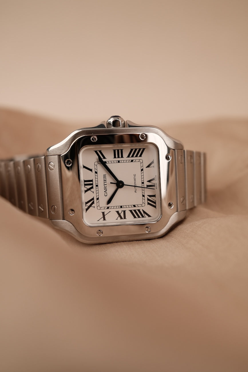 Cartier Santos WSSA0029 Box + og. Papiere