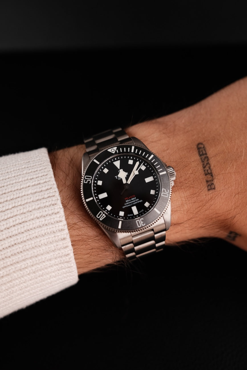 Tudor Pelagos 25407N Box + og. Papiere 39mm, schwarzes Zifferblatt, LC DE, org. Invoice