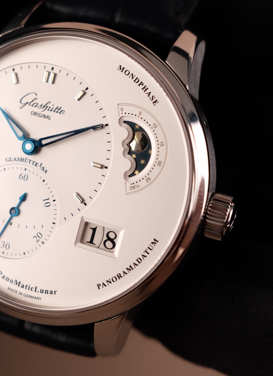 Glashütte PanoMaticLunar 19002423205 Box + og. Papiere LC DE