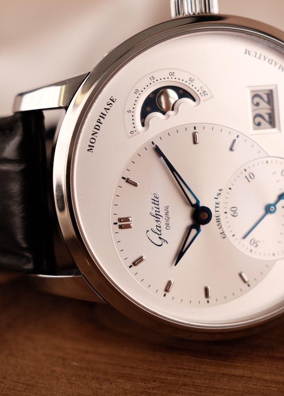 Glashütte PanoMaticLunar 19002423261 Box + og. Papiere LC DE