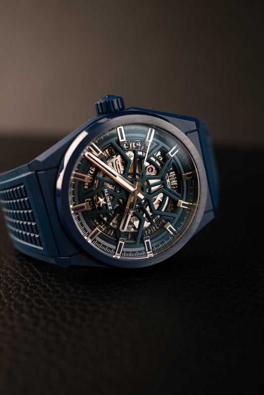 Zenith Defy Skeleton 499003670 Box + og. Papiere Blue Ceramic