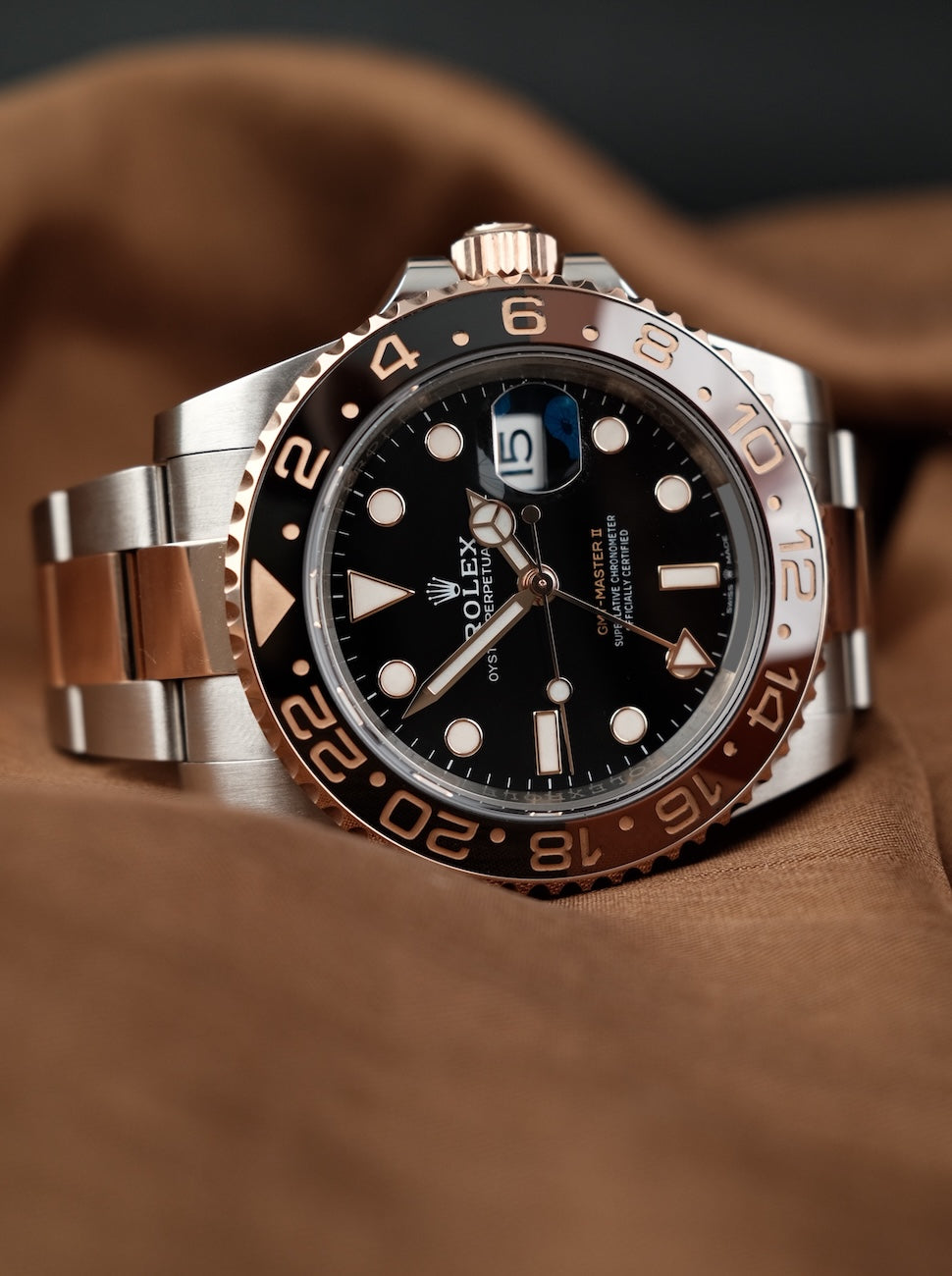 Rolex GMT-Master II 126711CHNR Box + og. Papiere Rootbeer