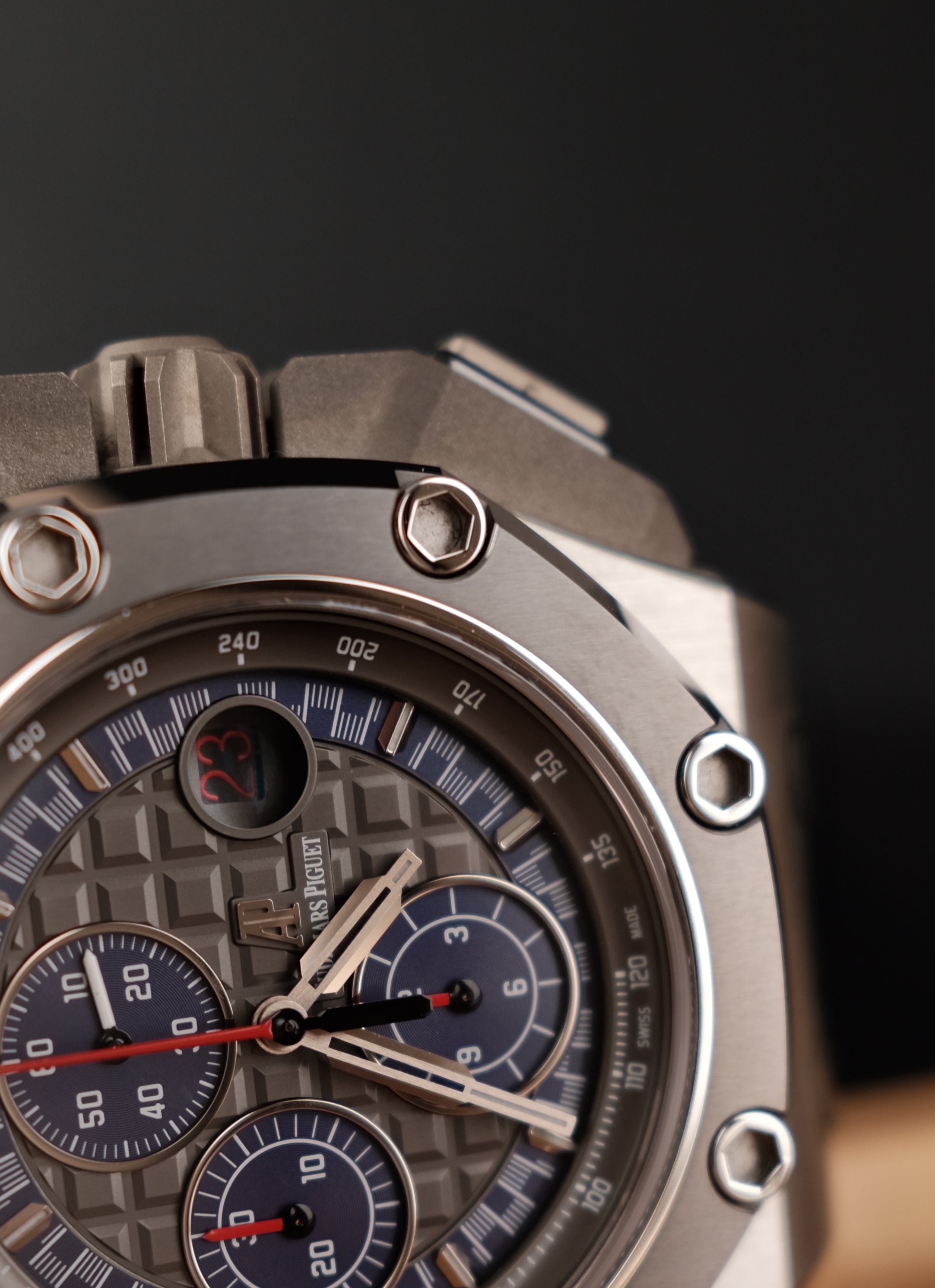 Audemars Piguet Royal Oak Offshore 26568PMOOA021CA01 Box + og. Papiere Limitierte Platin Schumacher Edition AP Service 2022