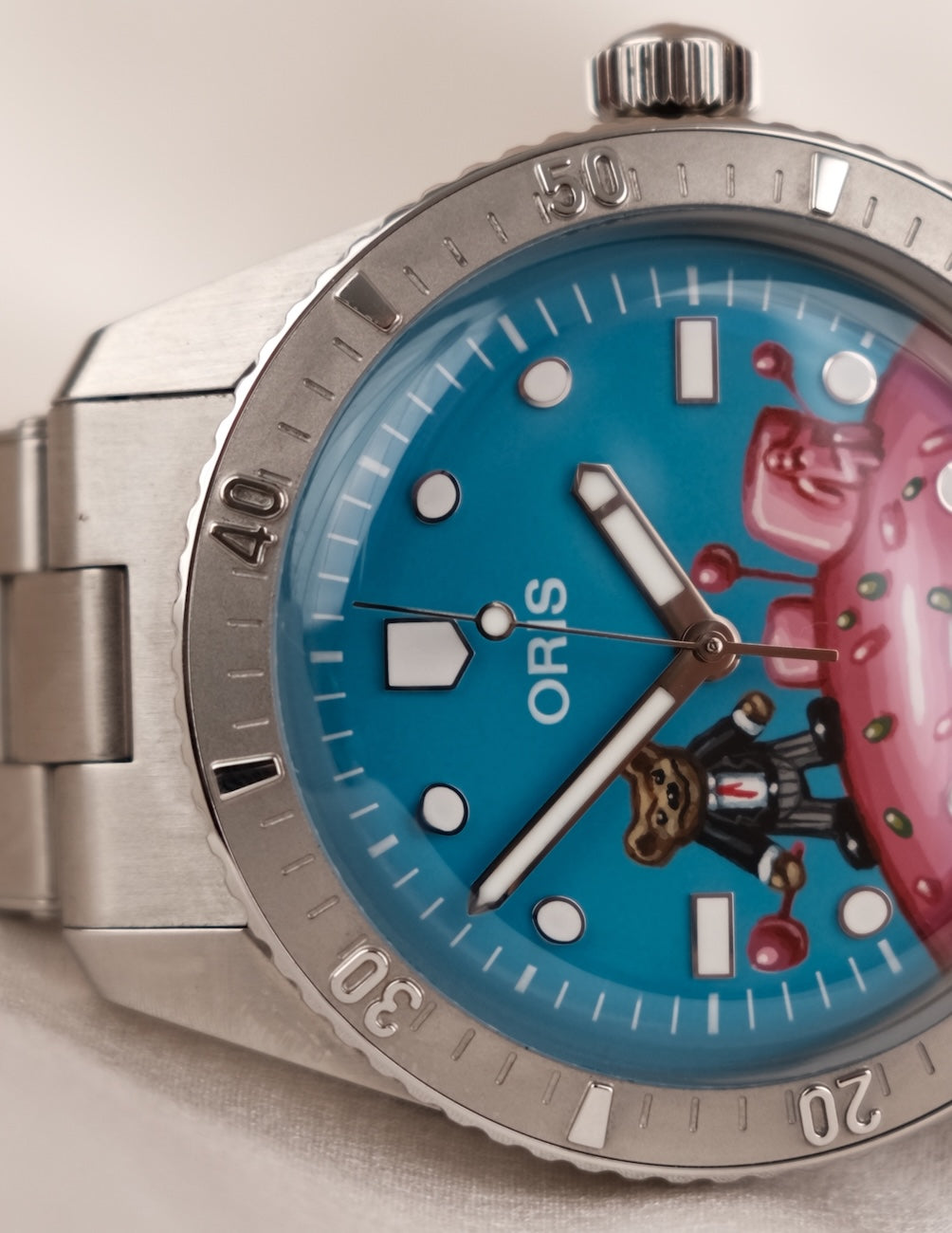 Oris Divers 65 Candyman IFL Custom 01 733 7771 4055-07 8 19 18 Box + og. Papiere