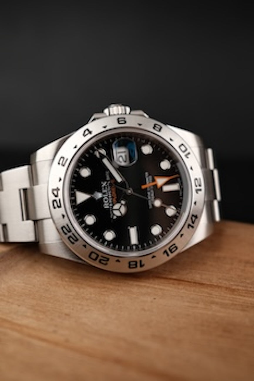 Rolex Explorer II 216570 Box + og. Papiere Black Dial, LC EU