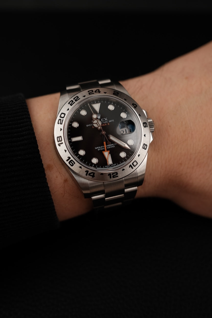 Rolex Explorer II 216570 Box + og. Papiere Black Dial, LC EU