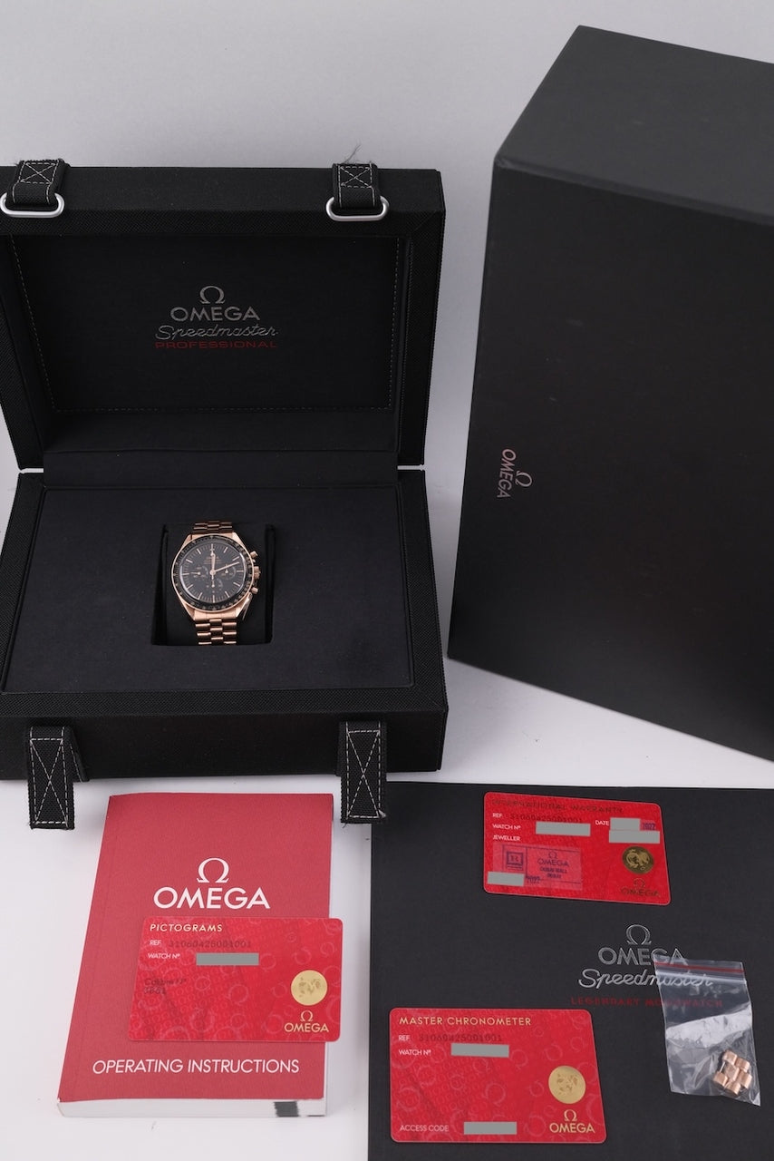 Omega Speedmaster Professional Moonwatch  31060425001001 - Papiere und oder Lieferumfang