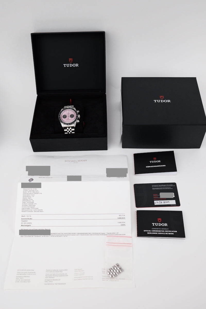 Tudor Black Bay Chrono  M79360N-0019 - Papiere und oder Lieferumfang