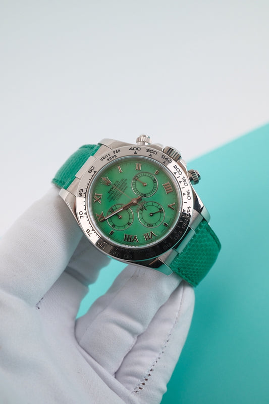Rolex Daytona Beach Green 116519 - Detail view 1