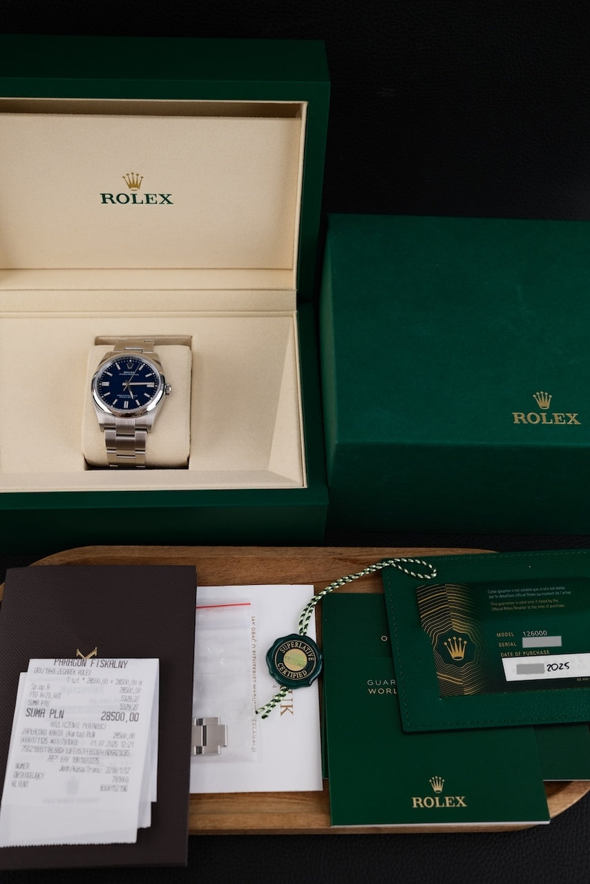 Rolex Oyster Perpetual 36 126000 - Papers and documentation
