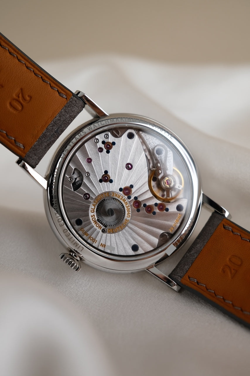 Nomos Lambda Blue 175 Years Watchmaking Glashütte 960.S3 - Detailansicht 2