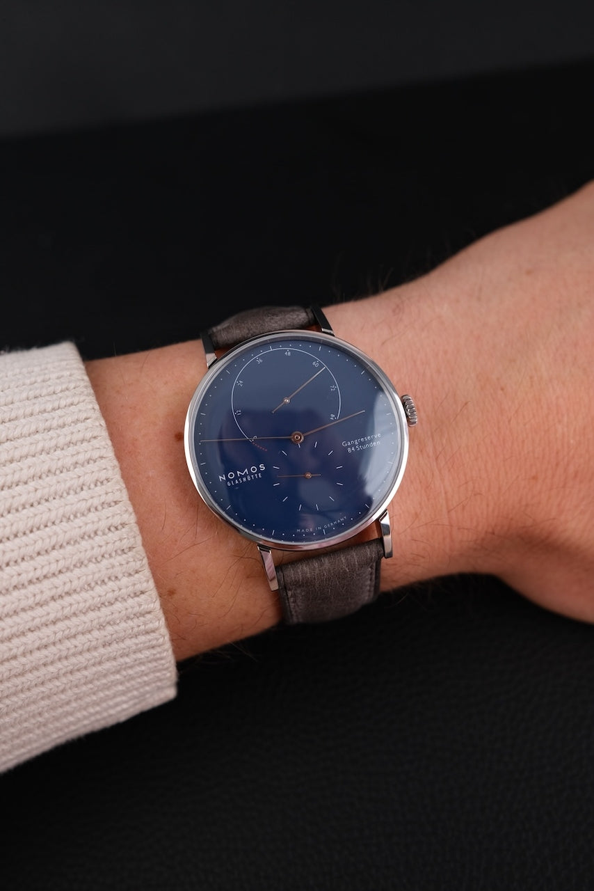Nomos Lambda Blue 175 Years Watchmaking Glashütte 960.S3 - Detailansicht 11