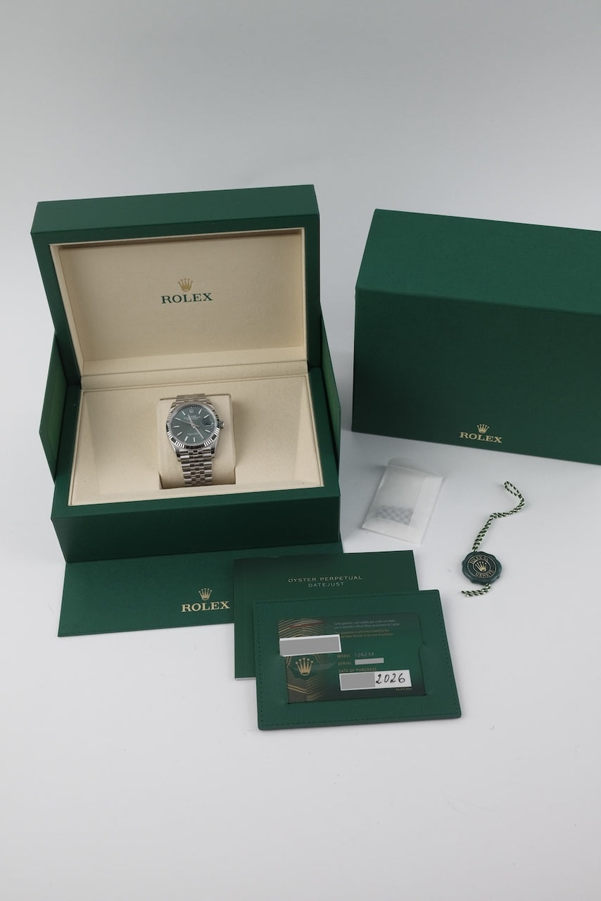 Rolex Datejust 36 126234 - Papiere und oder Lieferumfang