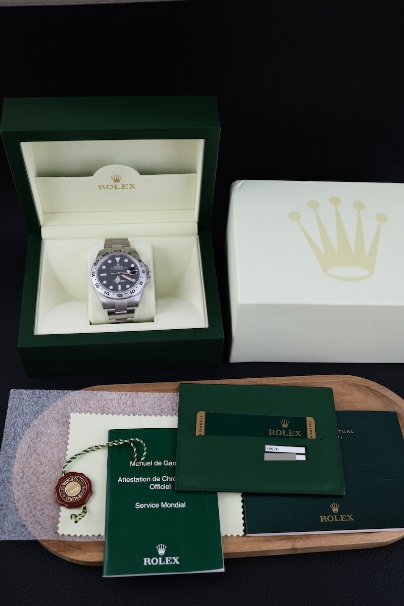 Rolex Explorer II 216570 - Papiere und oder Lieferumfang