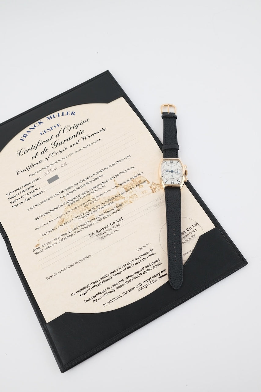 Franck Muller Casablanca 5850 - Papiere und oder Lieferumfang