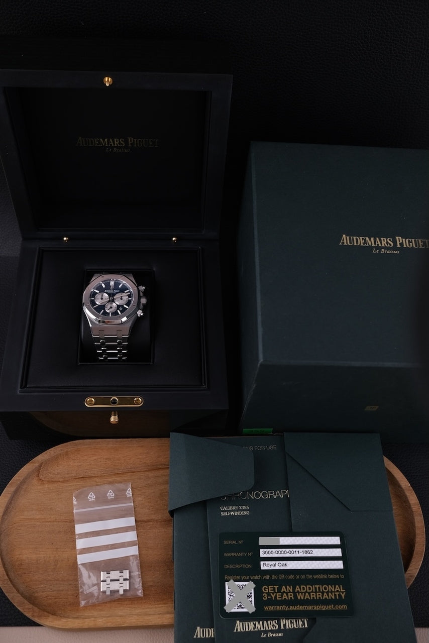 Audemars Piguet Royal Oak Chronograph 26331ST - Papiere und oder Lieferumfang