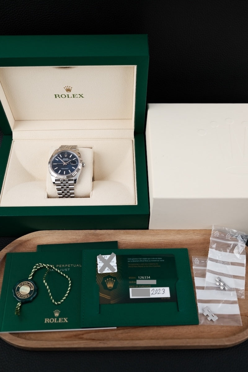 Rolex Datejust 41 126334 - Papiere und oder Lieferumfang
