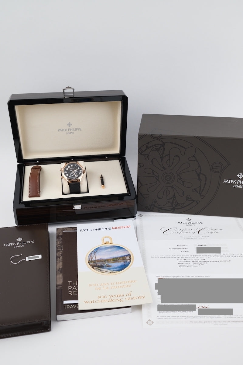 Patek Philippe Calatrava 5524R-001 - Papiere und oder Lieferumfang