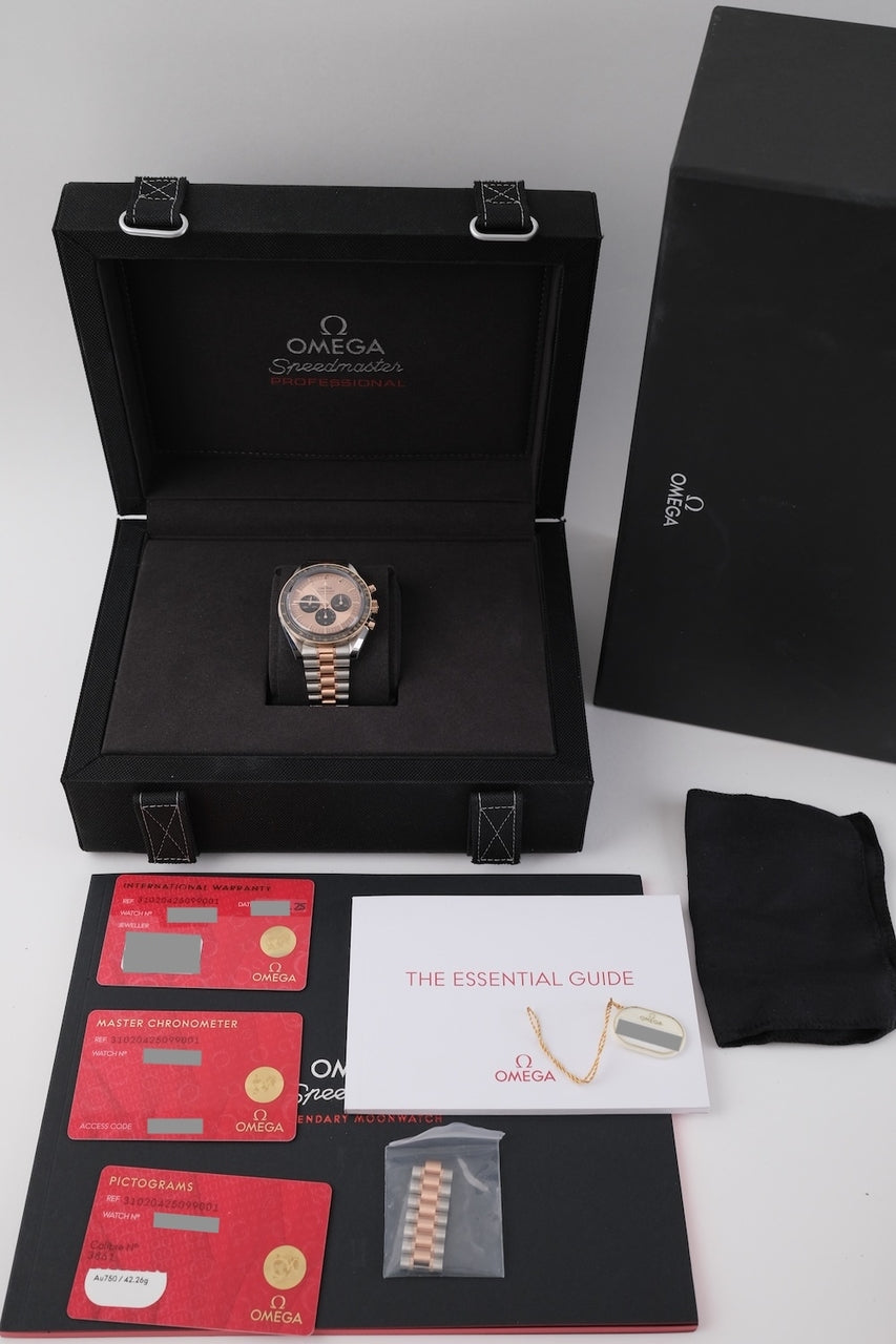 Omega Speedmaster Professional Moonwatch 31020425099001 - Papiere und oder Lieferumfang